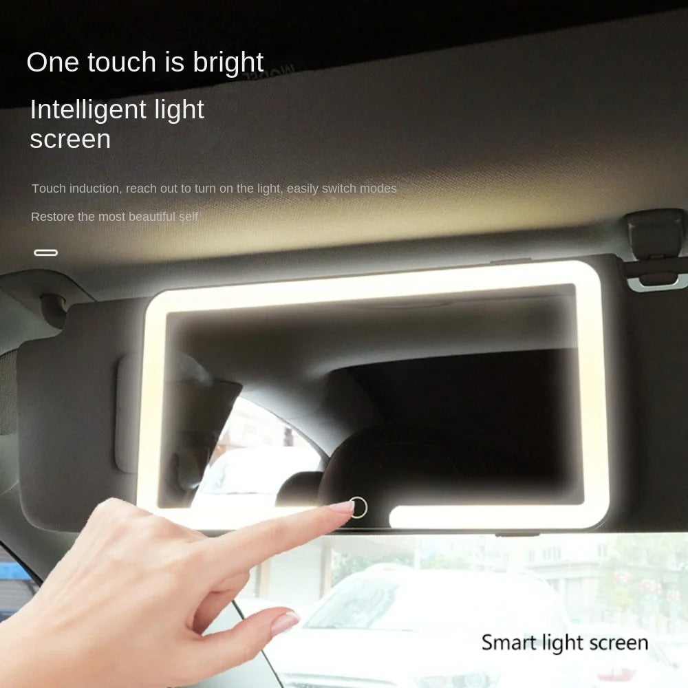Led Car Sun Visor Vanity Mirror