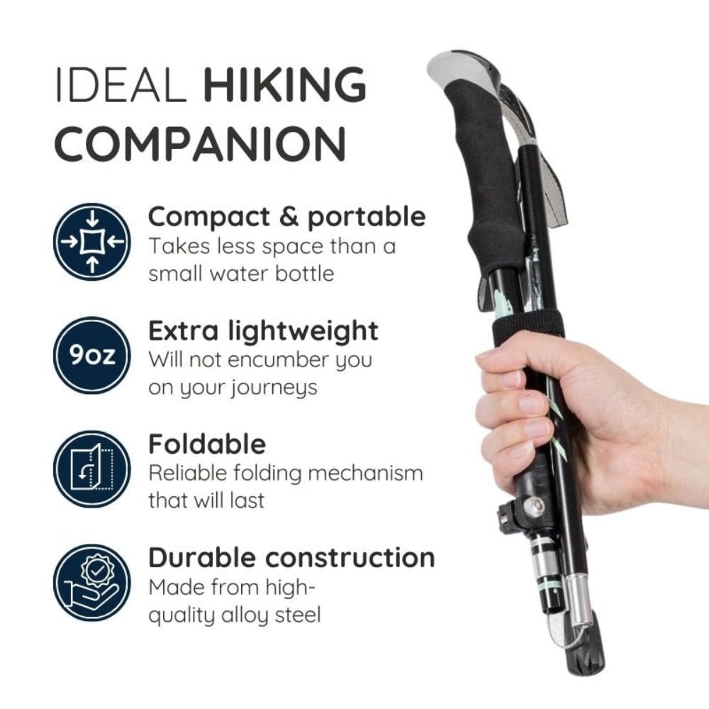 Automatic Retractable Hiking Stick