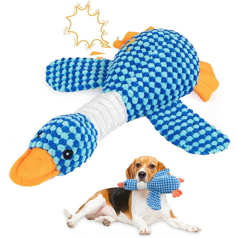 Plush Dog Chew Toy with Squeaker