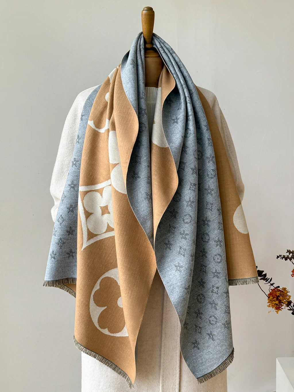 Faux Cashmere Winter Scarf Neck Warmer