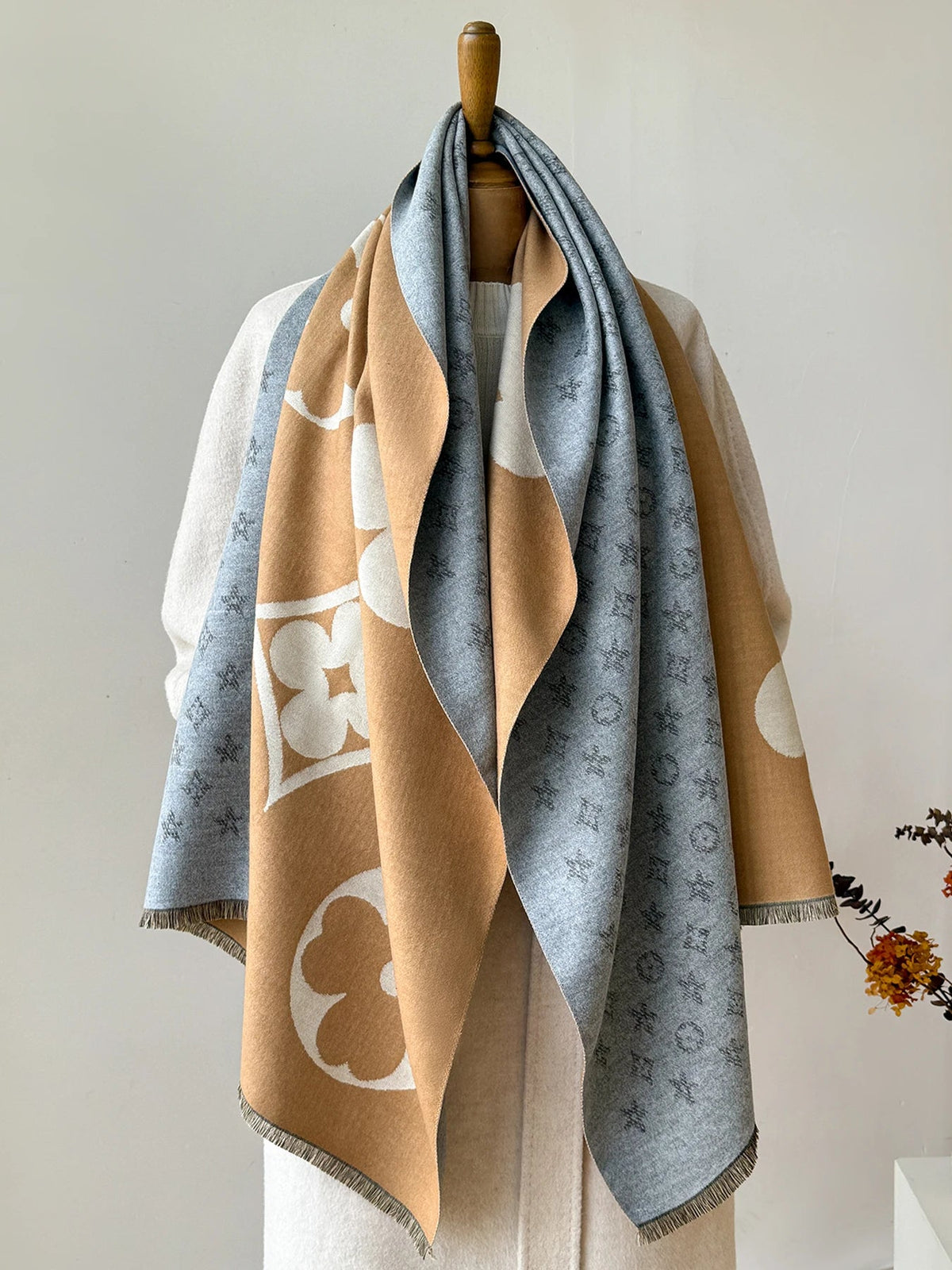 Faux Cashmere Winter Scarf Neck Warmer