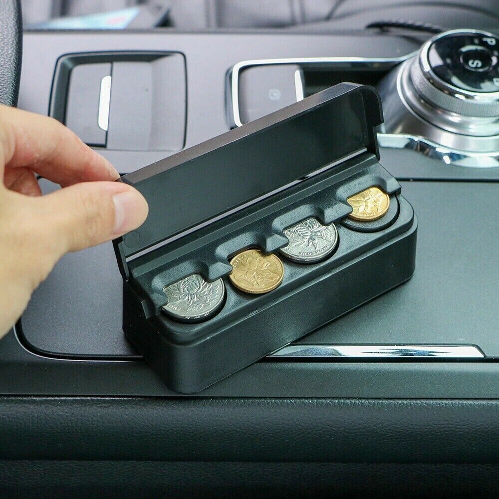Car Coin Holder Easy Access Loose Change Storage