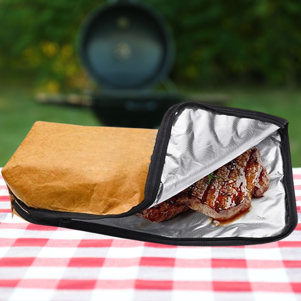 Insulated BBQ Meat Resting Blanket Bag with Handle