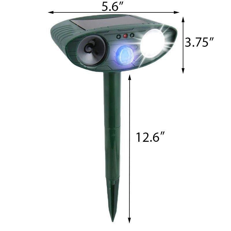 Dog Outdoor Solar Ultrasonic Repeller - Get Rid of Dogs in 48 Hours