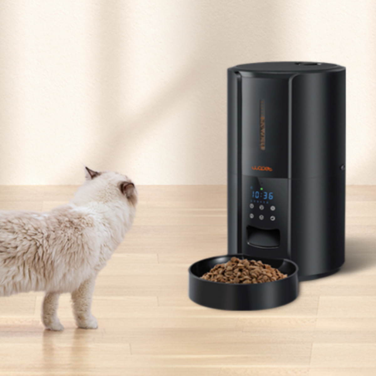 Large Automatic Dog Cat Time Pet Food Feeder Dispenser