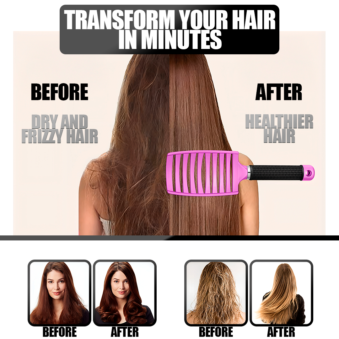 Miracle Hair Detangler – Effortless Knot Removal for Smooth, Shiny Hair