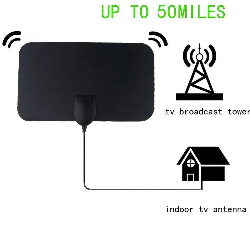 Indoor TV Antenna - For Powerful Signal Reception