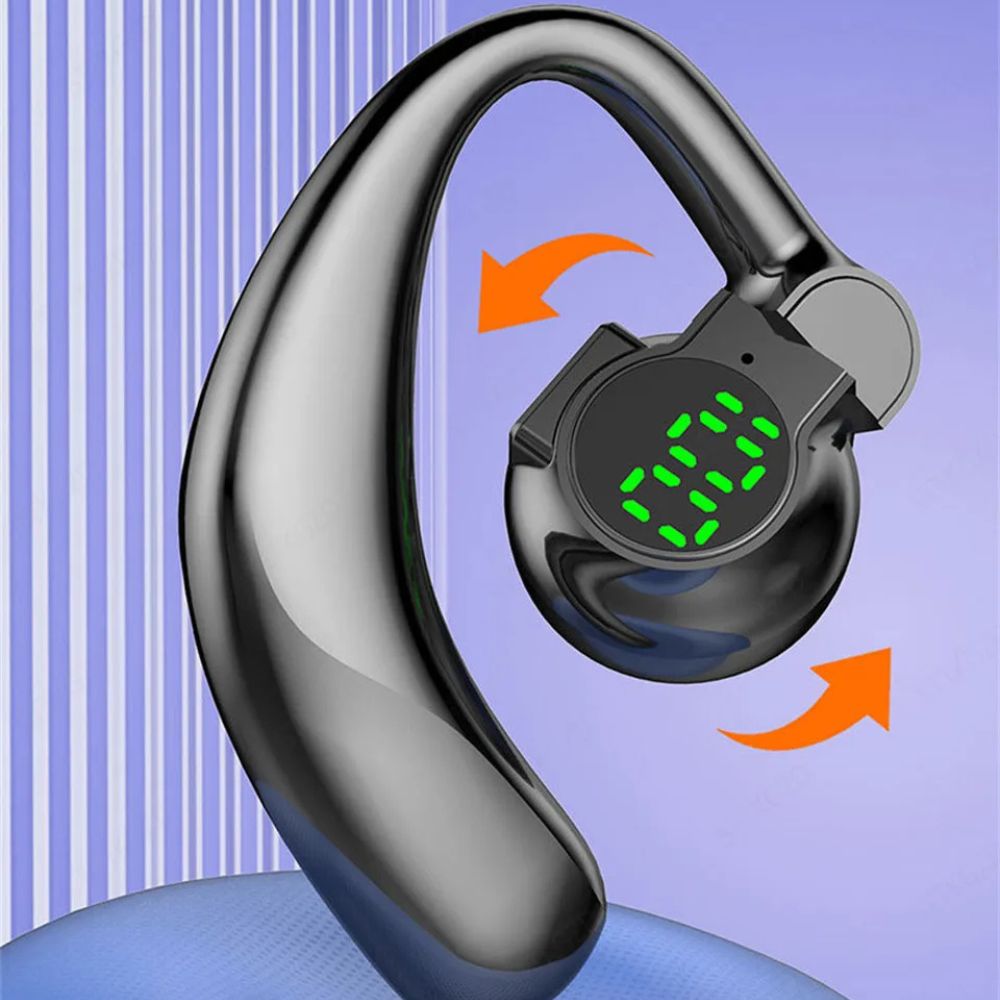 Wireless Noise Canceling Bluetooth Ear Hook Headphones