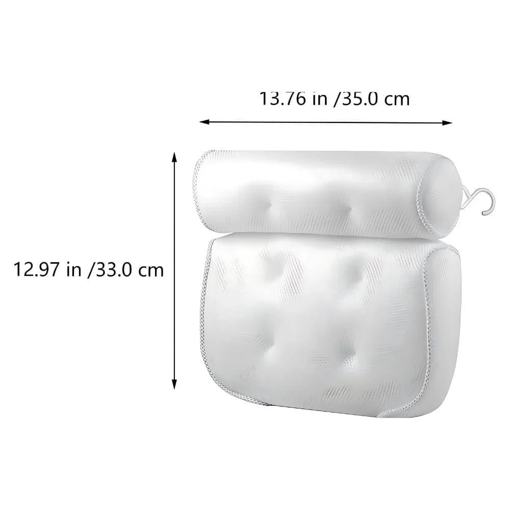 Relaxing Bath Cushion Headrest Back Pillow for Bathtub