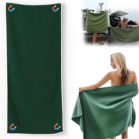 Magnetic Quick-Dry Beach Towel