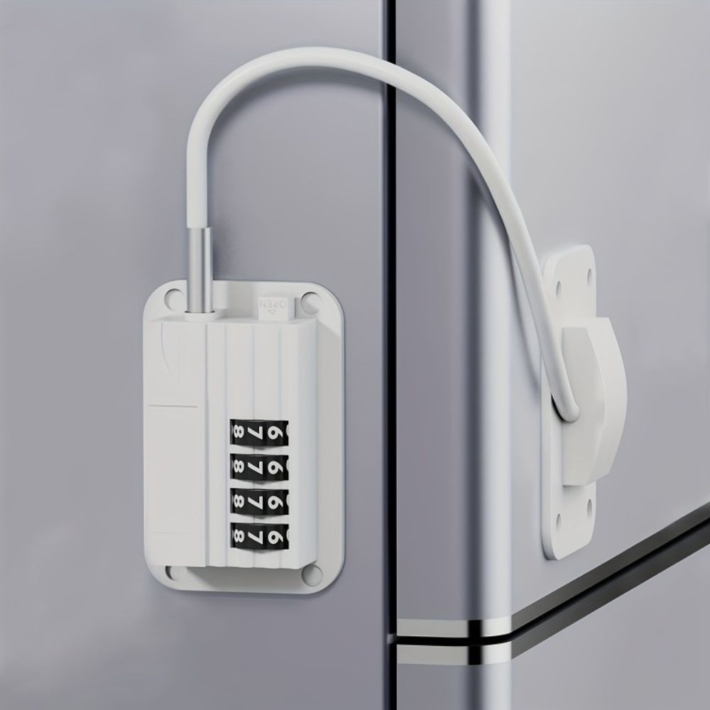 Secure Fridge Door Safety Lock with Code