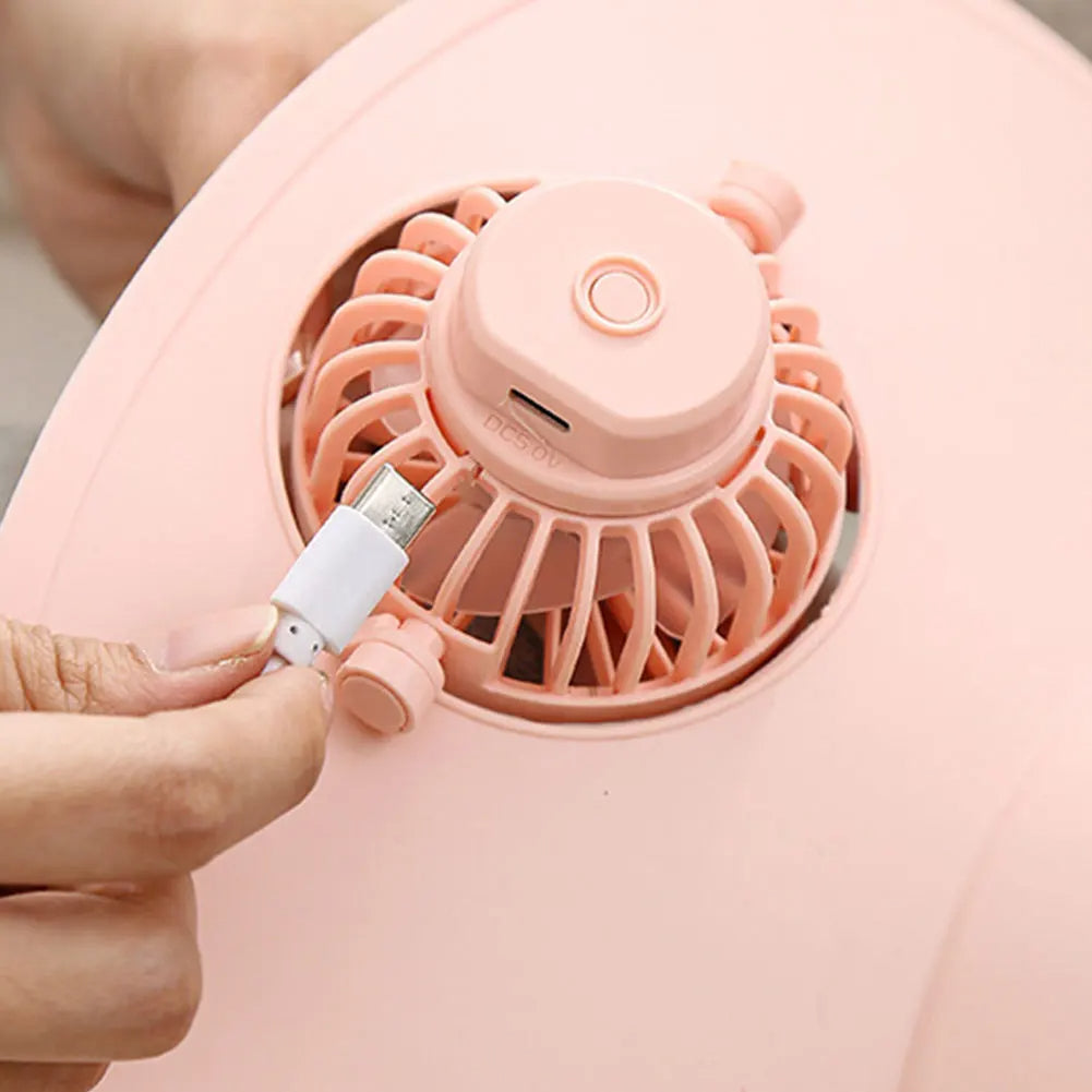 Sun Visor Hat with Cooling Fan