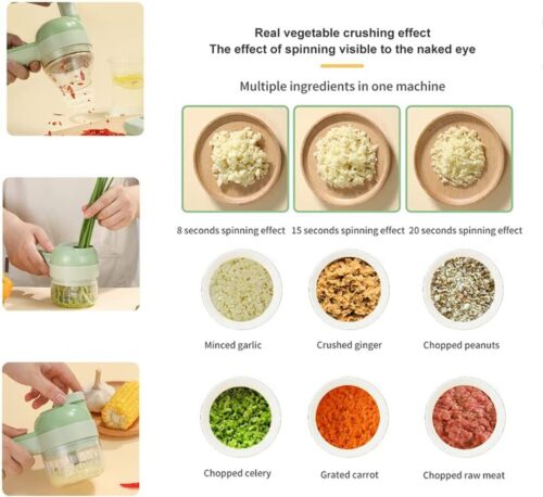 4 In 1 Electric Food Cutter
