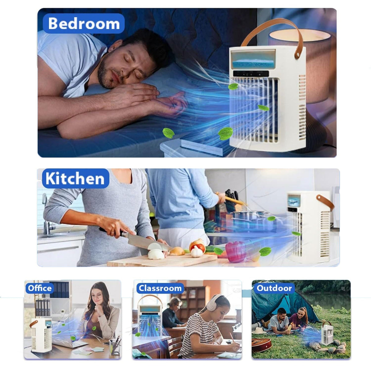 Portable Mini Air Cooler Fan
