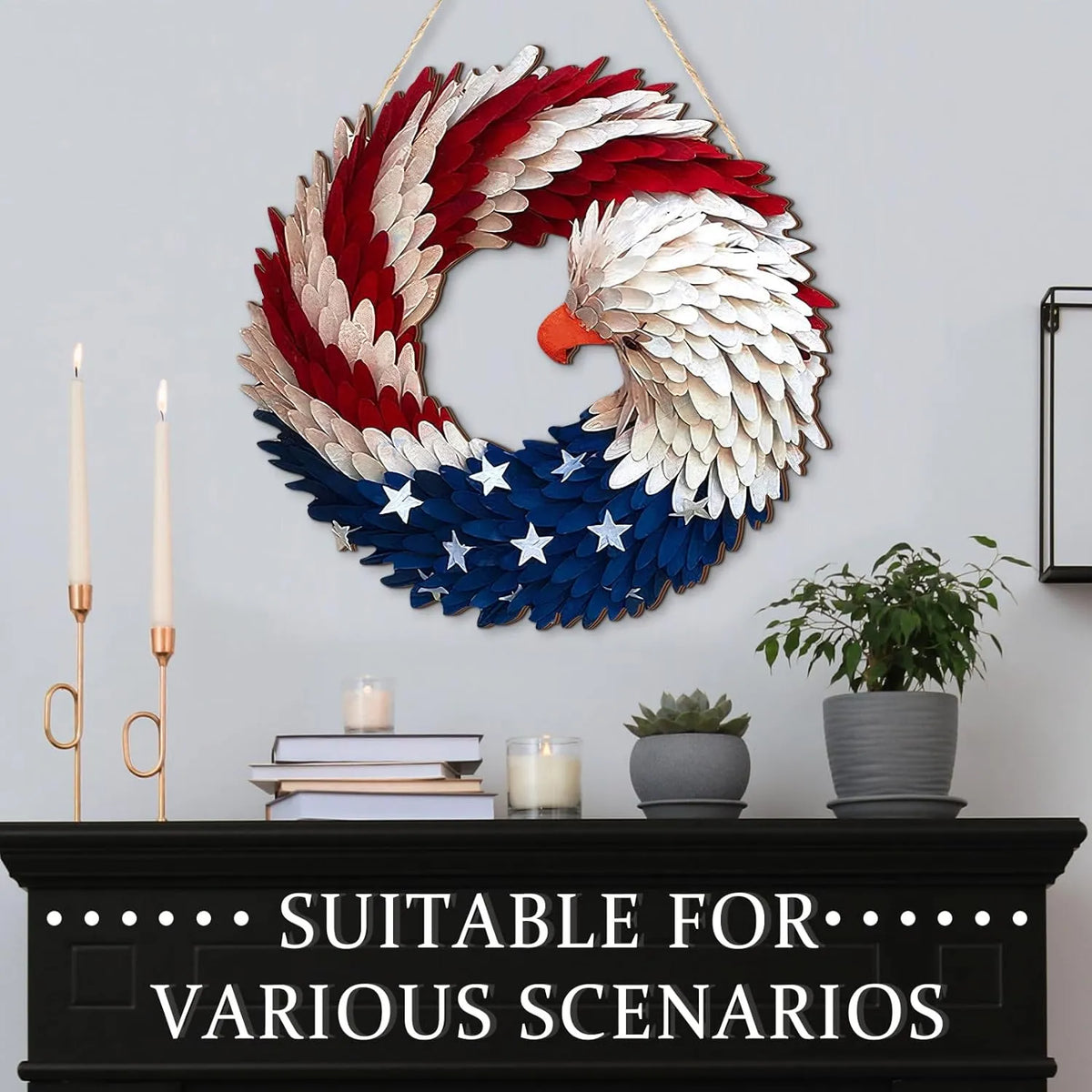 Eagle Wreath Easter Independence Day Decorations
