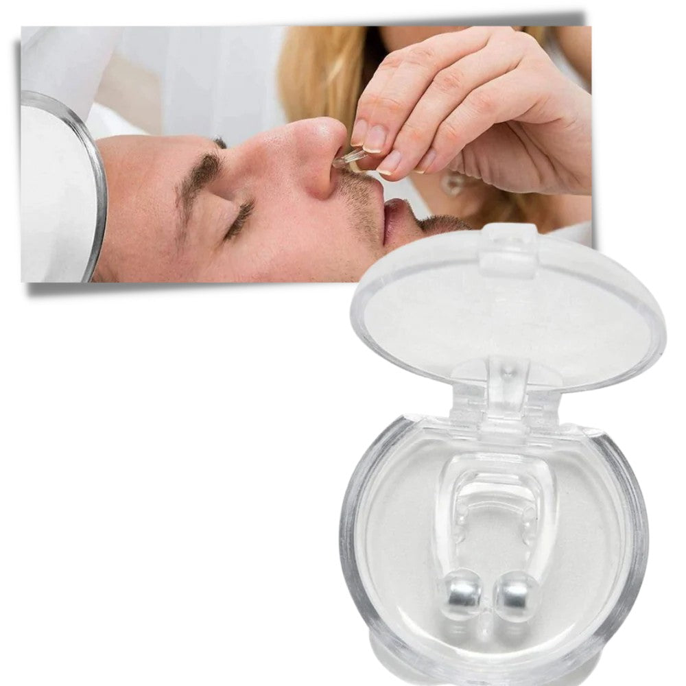 Nose plug to stop snoring
