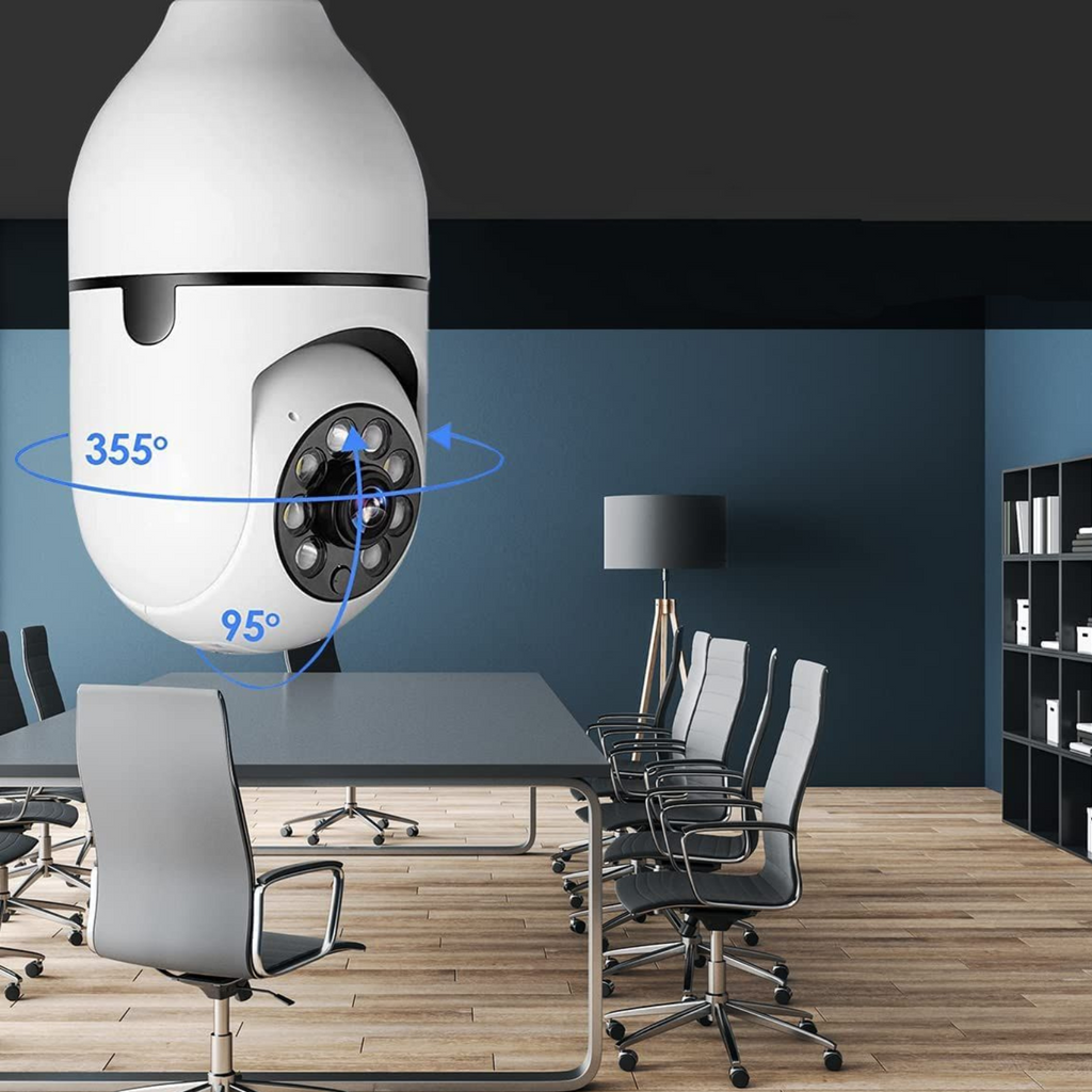 Wireless Indoor / Outdoor Smart HD Light Bulb Security Camera