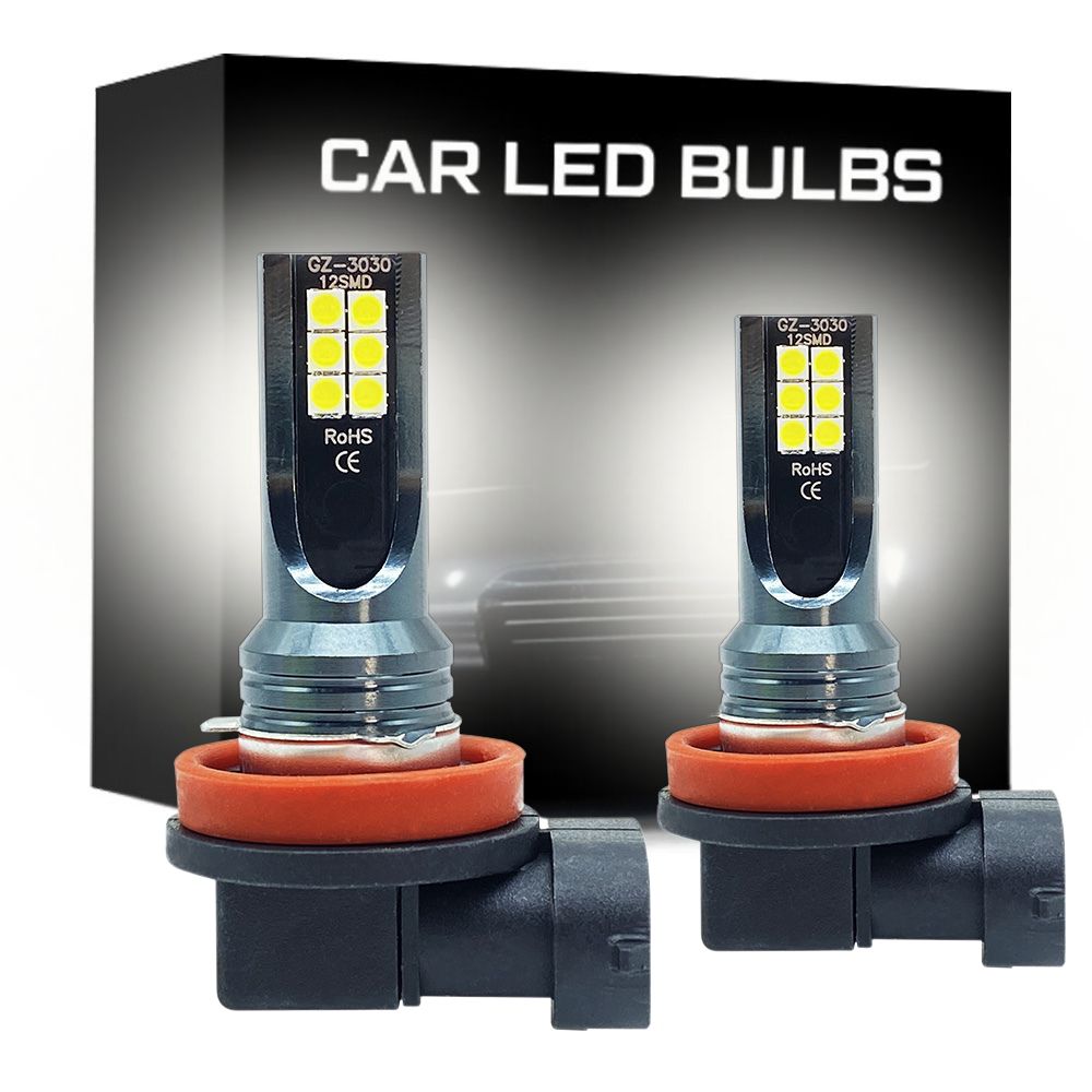 High Brightness Plug In Car Fog Lights H8 H9 H11