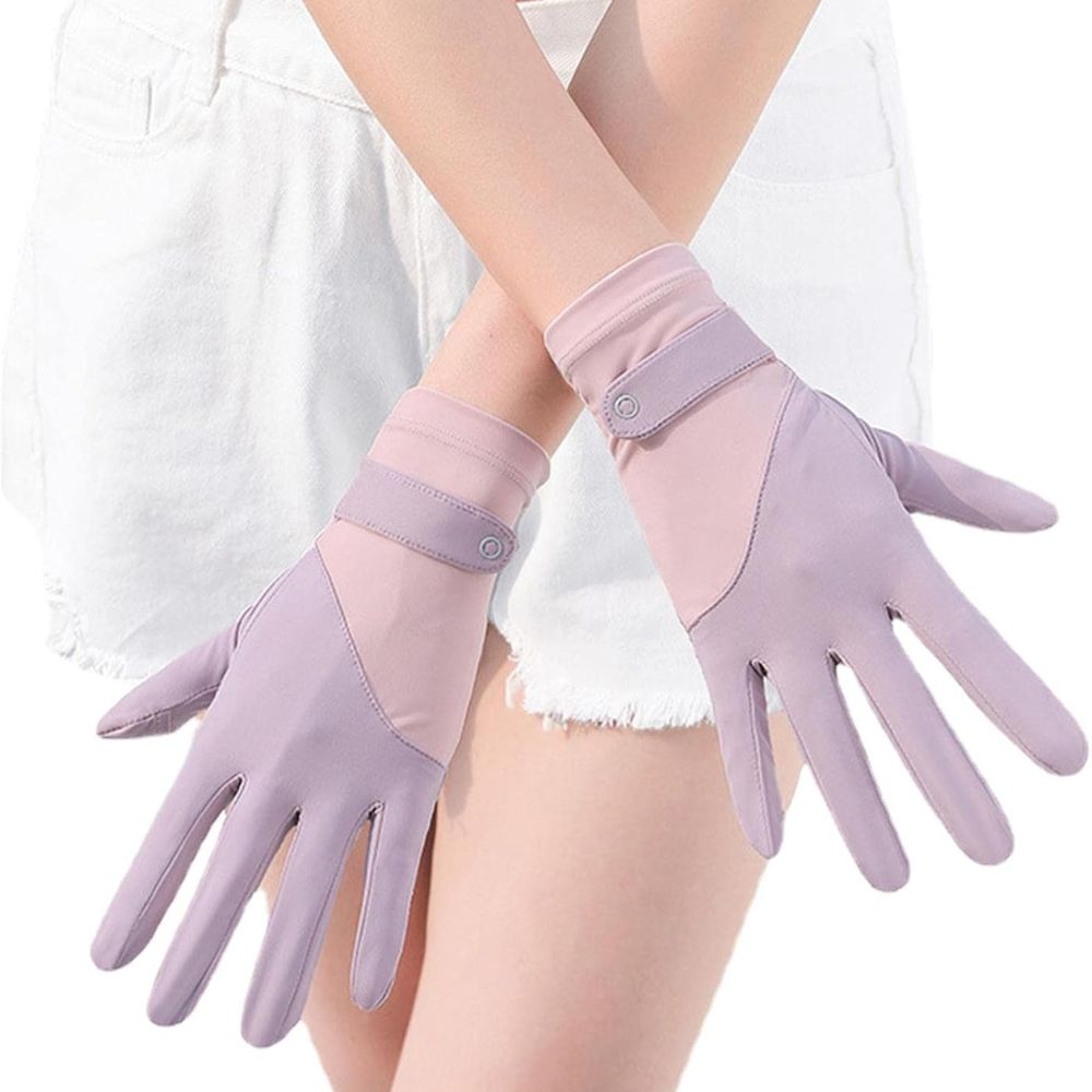 Womens Breathable UV Sun Protection Driving Gloves