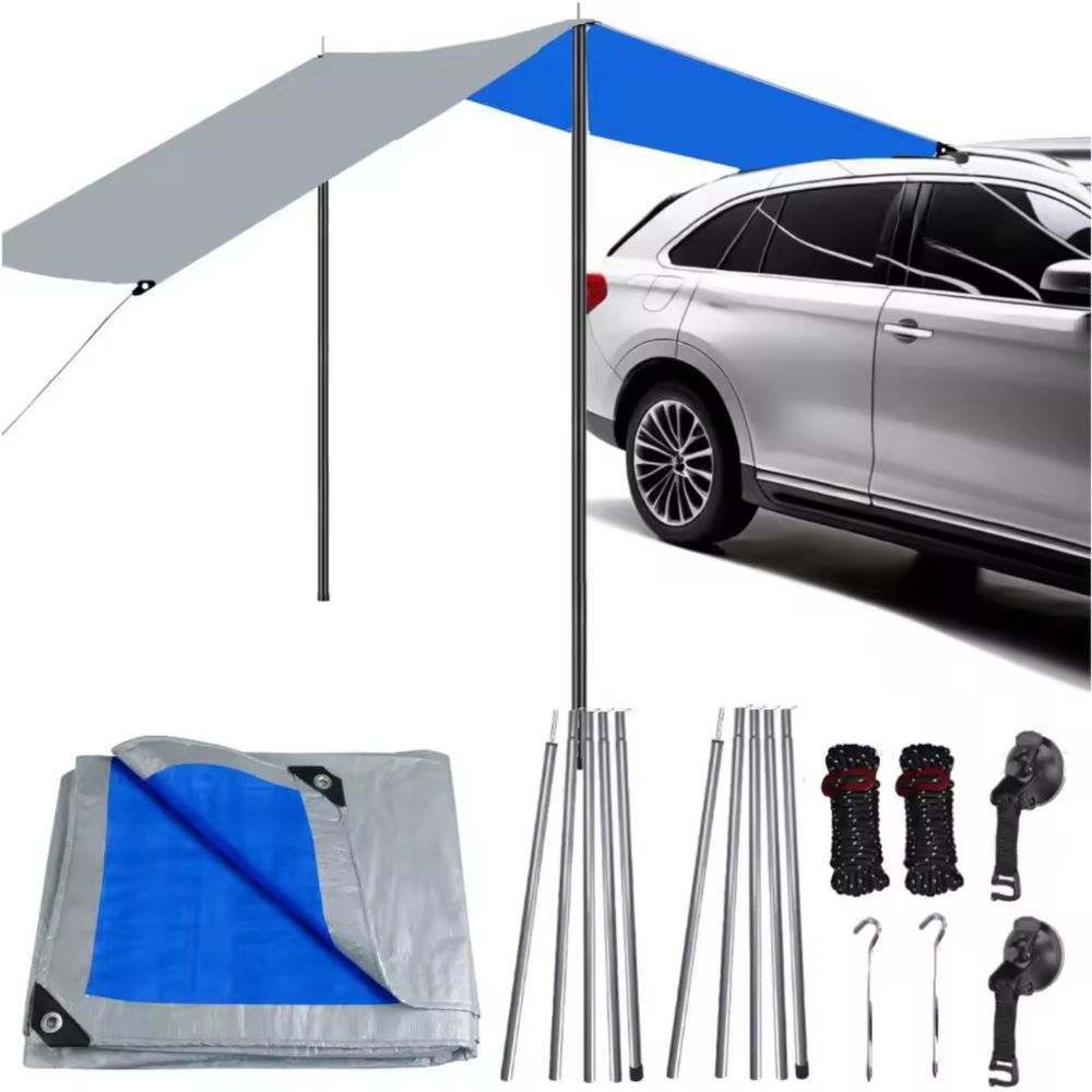 Waterproof Car Canopy Side Awning Pull Out Kit