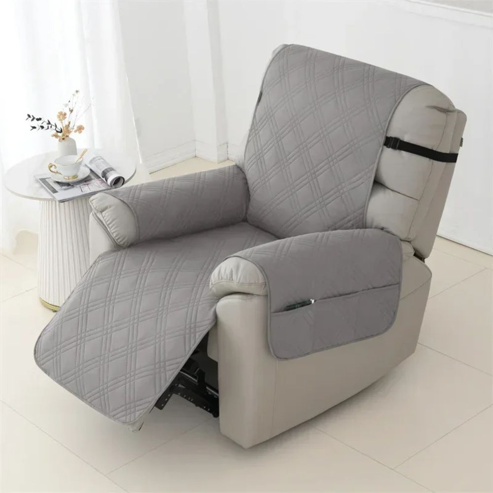 Waterproof Quilted Recliner Arm Chair Slip Cover