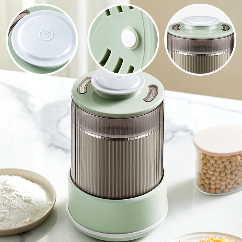 Multifunctional two-tier flour mill