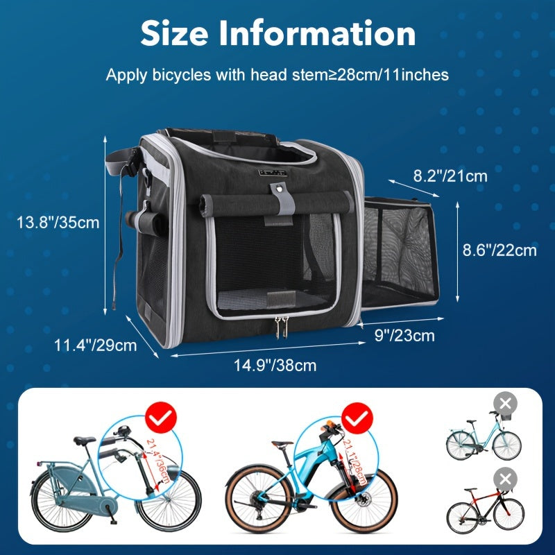 Expandable Bike Basket for Pets