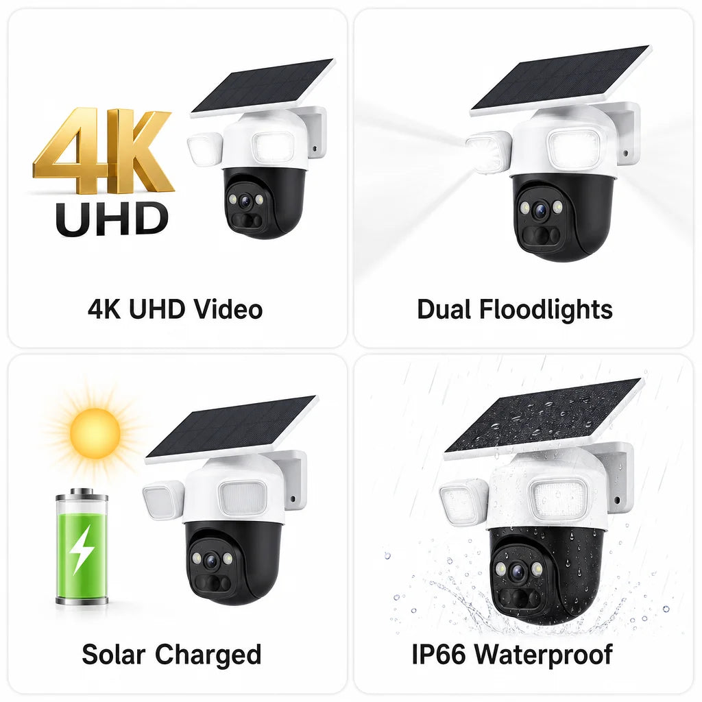 Compact Floodlight Camera Features