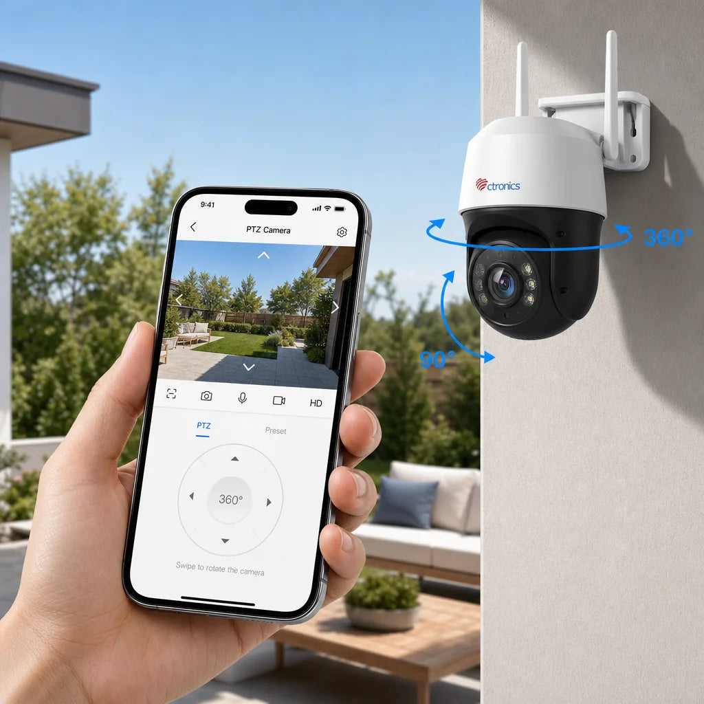 4K Solar PTZ Camera App Demo