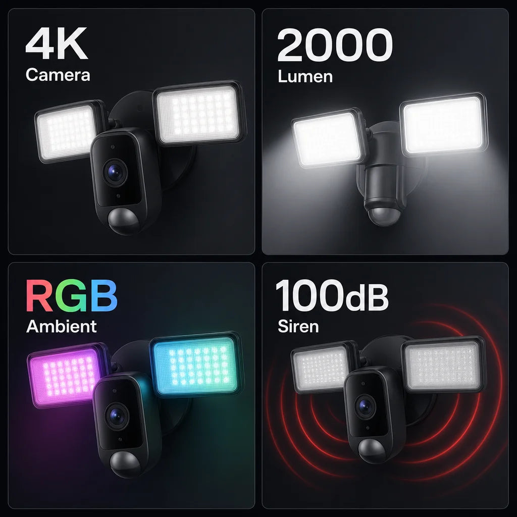 Floodlight Camera Features
