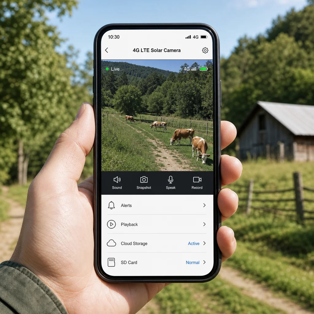 4G Solar Camera App Demo