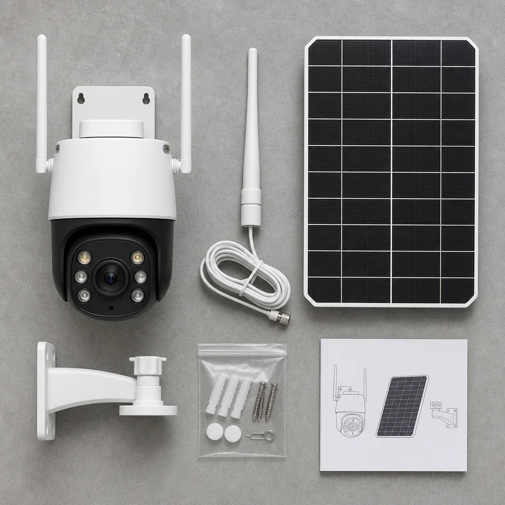 4G Solar Camera In The Box