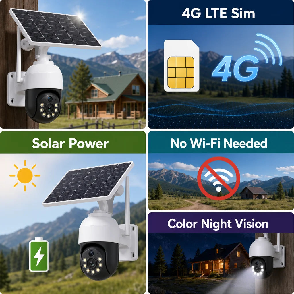 4G Solar Camera Features