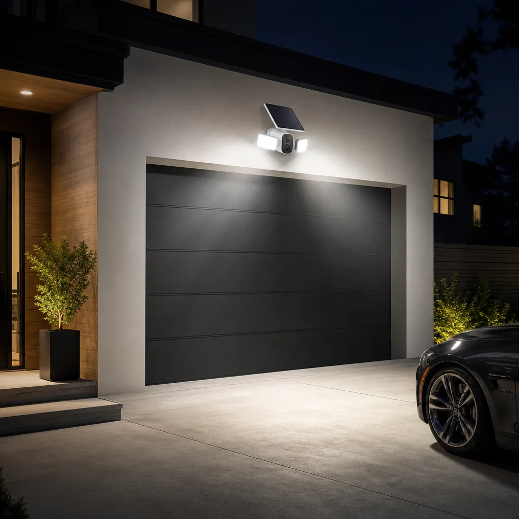 Compact Floodlight Camera Lifestyle