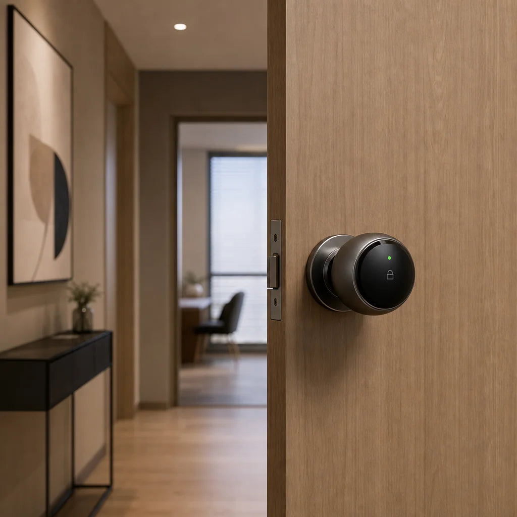 Smart Fingerprint Door Handle Lifestyle