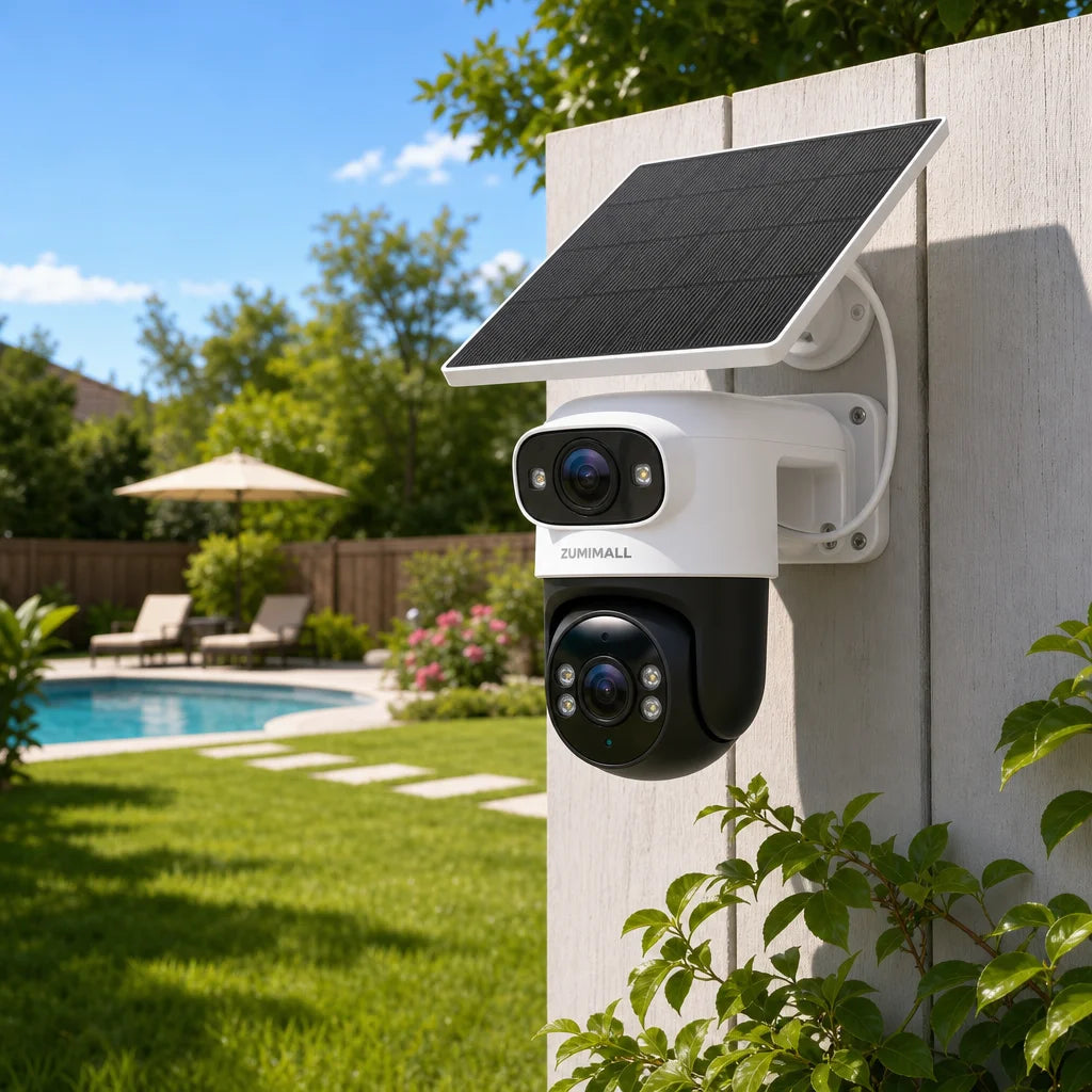 Dual Lens Solar Camera Lifestyle