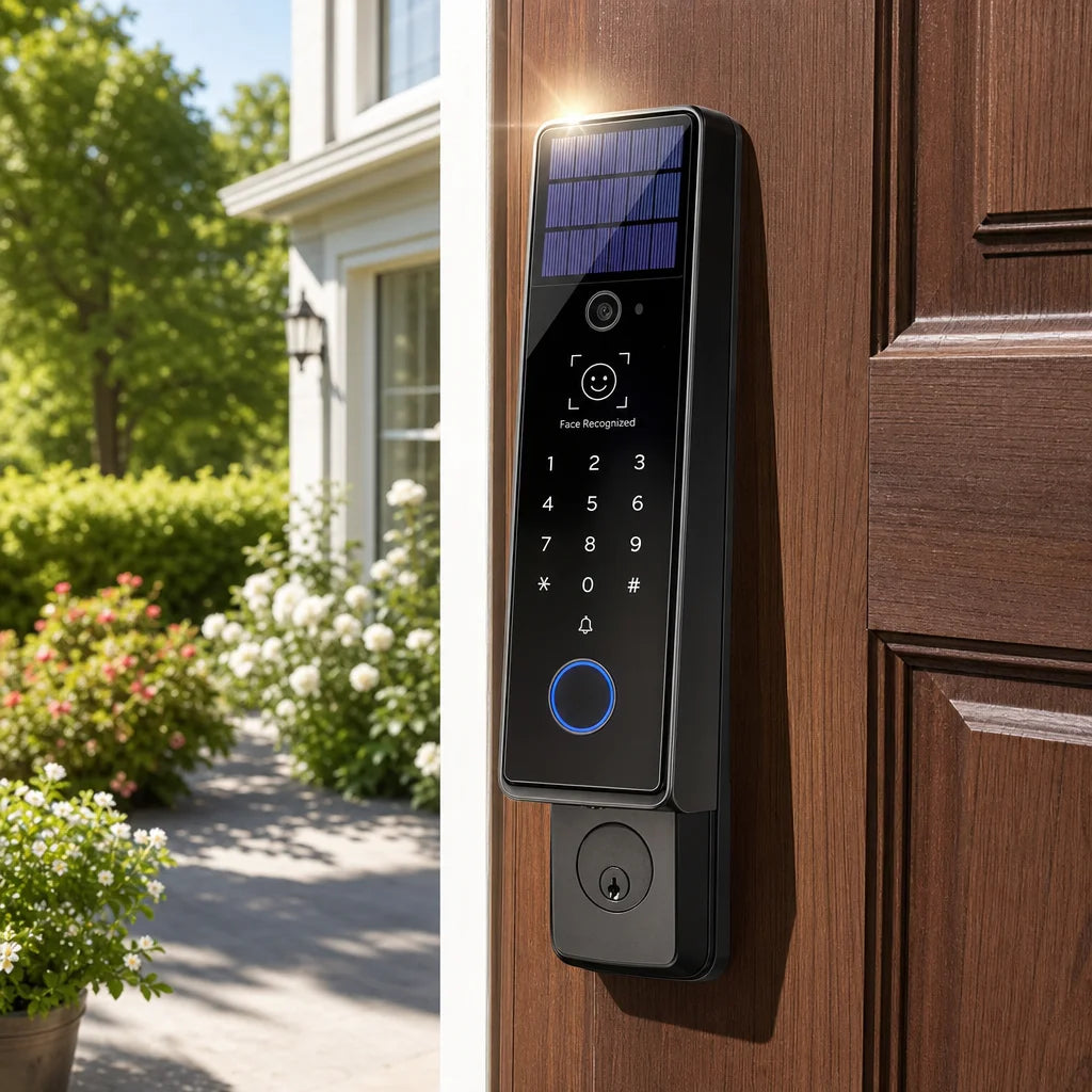 Solar Face ID Smart Lock Lifestyle