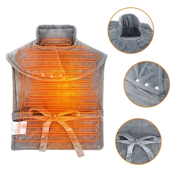Electric Heating Pad for Neck & Back