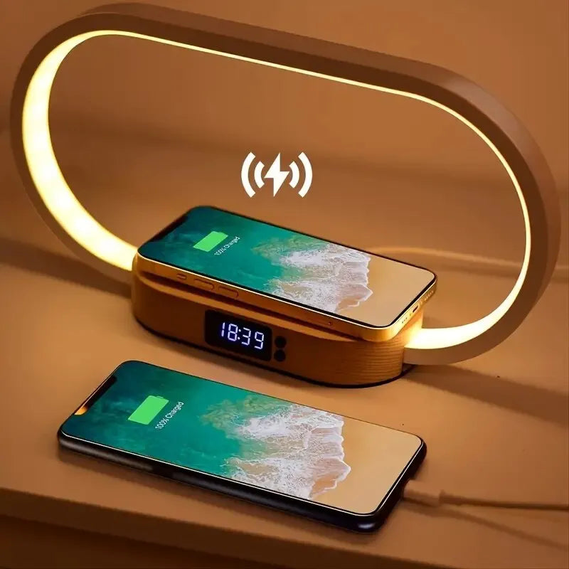 Integrated Lamp With Wireless Charging Station