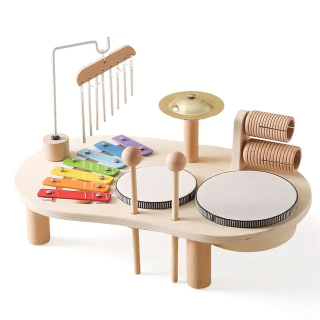 Wooden Music Station - Creative Musical Fun For Little Ones
