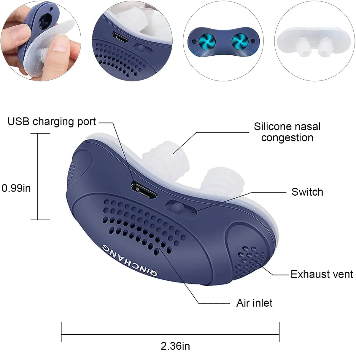 Micro CPAP Sleep Apnea Machine For Travel & Anti Snoring – CPAP Alternative