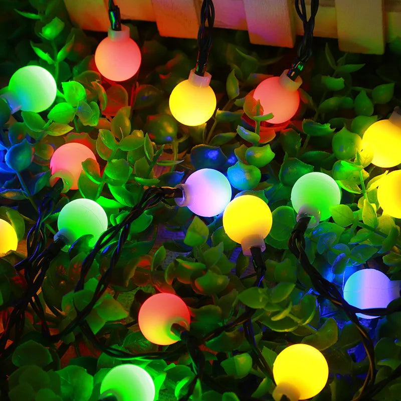 Solar-Powered Fairy Lights For Outdoor Use
