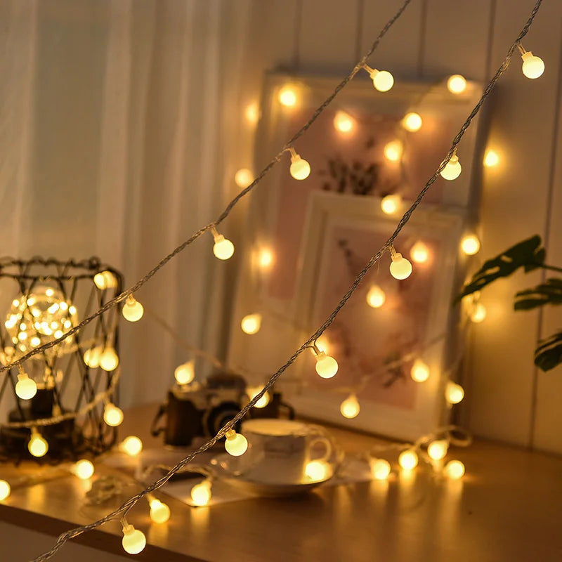 Solar-Powered Fairy Lights For Outdoor Use