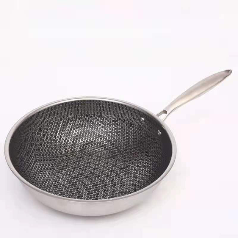Non-Stick Stainless Steel Frying Pan