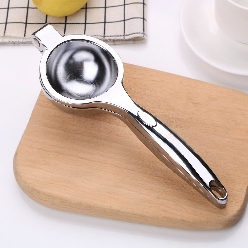 Manual Citrus Press Juicer For Oranges And Lemons, Stainless Steel