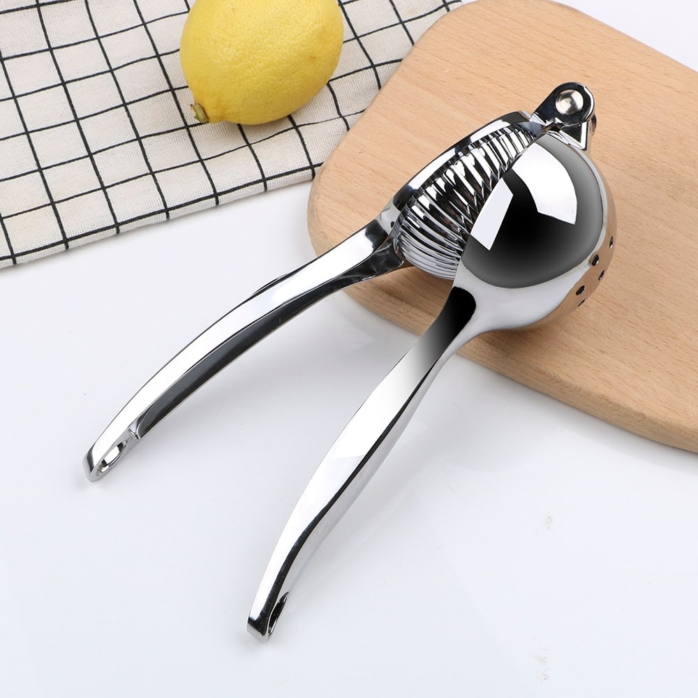 Manual Citrus Press Juicer For Oranges And Lemons, Stainless Steel