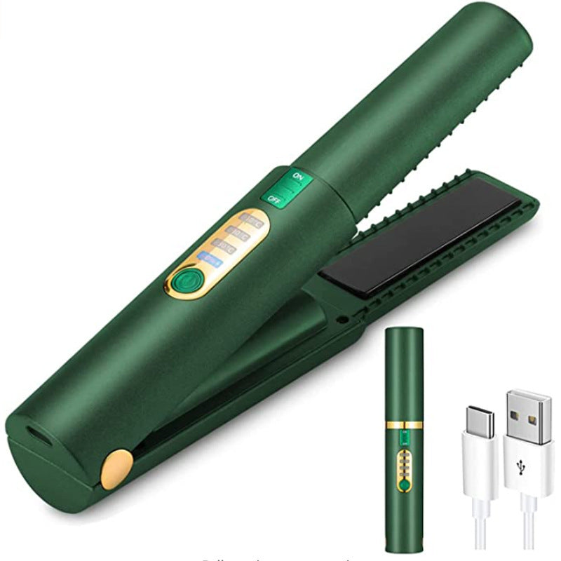New USB Charging Mini Wireless Travel Hair Iron