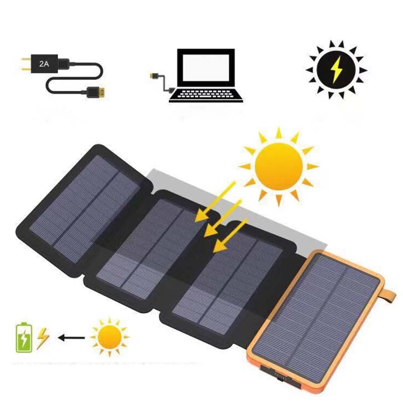 25000mAh high-performance solar power bank - quick charge