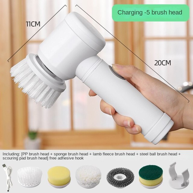 Cordless Electric Cleaning Brush: Multifunctional For The Kitchen And Bathroom