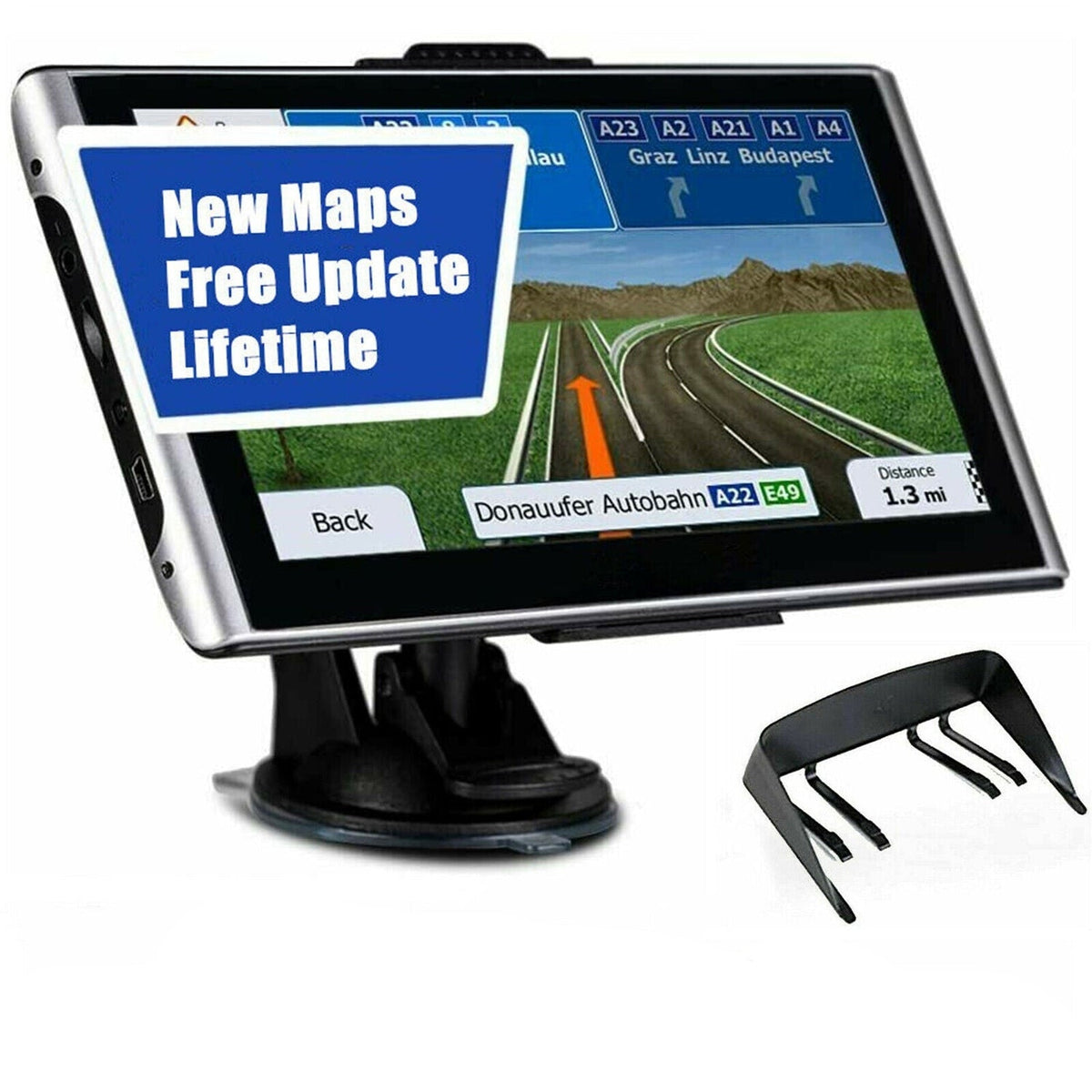 7-Inch Gps Navigation System For Cars And Trucks
